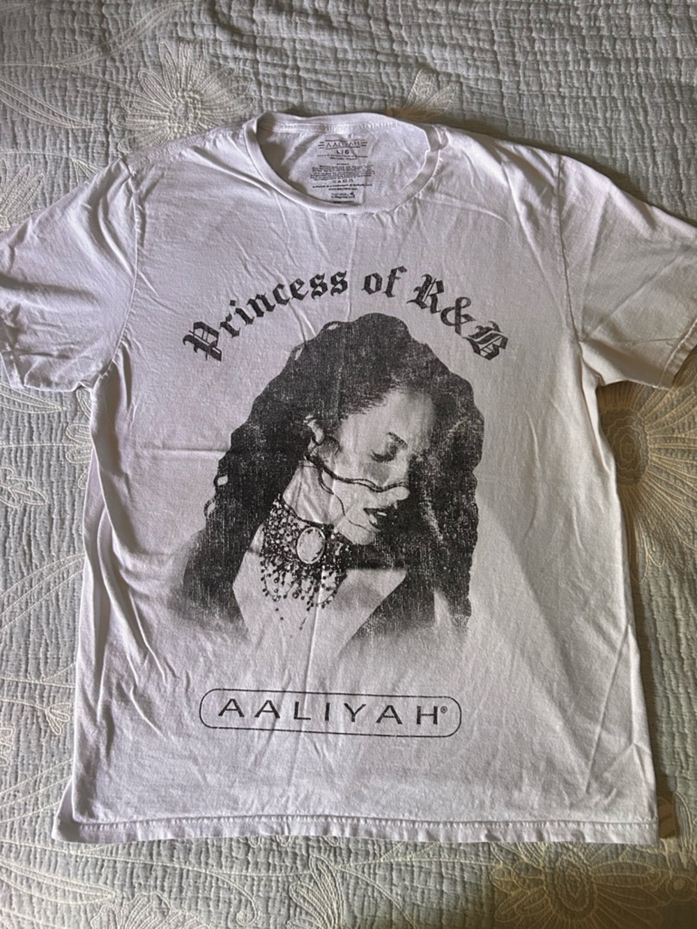 Aaliyah Vintage Tee Princess of R&B